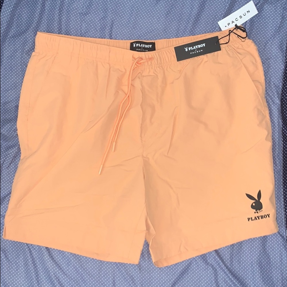 Playboy By PacSun Logo Nylon Shorts